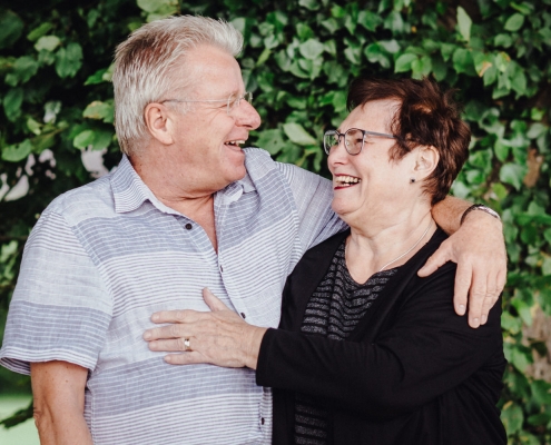 glückliches älteres Paar