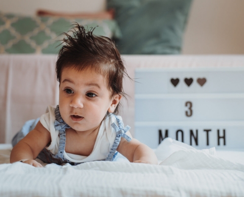 Babyshooting mit 3 Monaten