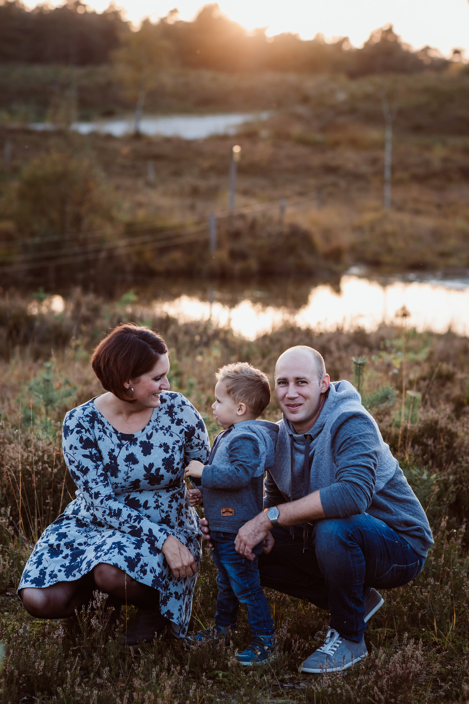 Familienfotografie im Abendlicht | Familienfotografie Aachen